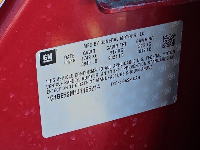 2018 Chevrolet Cruze LT