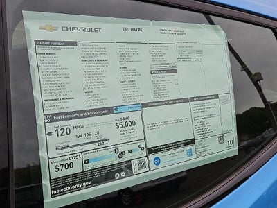 2027 Chevrolet Bolt RS