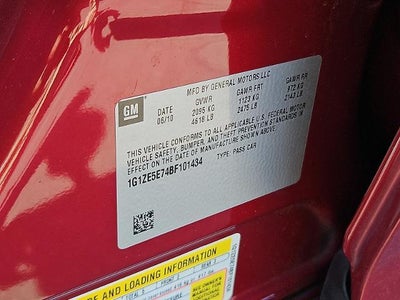 2011 Chevrolet Malibu LTZ