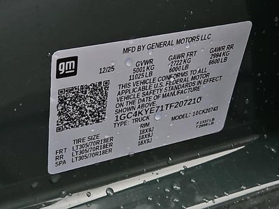 2026 Chevrolet Silverado 2500 HD ZR2