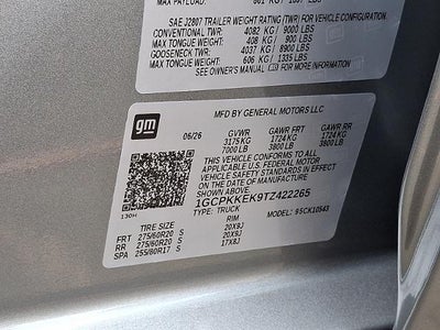 2026 Chevrolet Silverado 1500 LT (2FL)