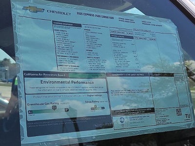 2025 Chevrolet Express Cargo 2500 Base