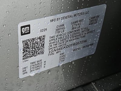 2026 Chevrolet Suburban RST