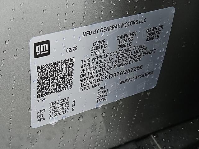 2026 Chevrolet Suburban RST