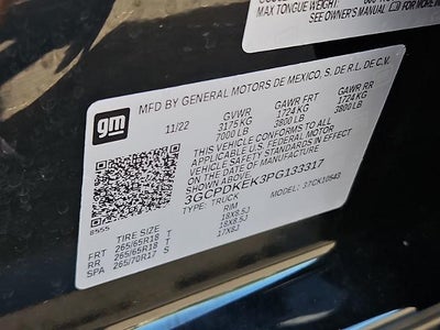 2023 Chevrolet Silverado 1500 LT (2FL)