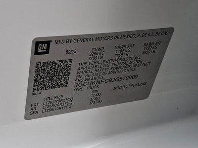 2018 Chevrolet Silverado 1500 Work Truck