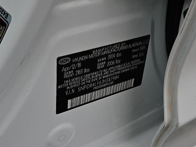 2018 Hyundai Elantra Value Edition