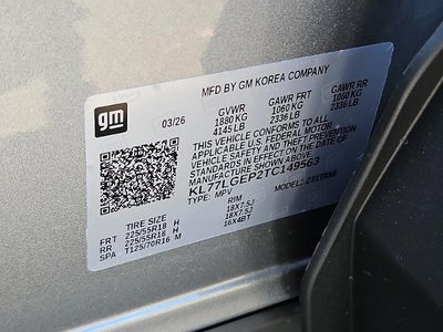 2026 Chevrolet Trax 1RS