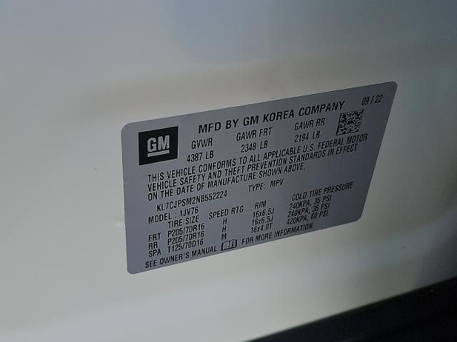 2022 Chevrolet Trax LT